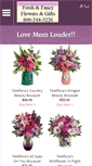 Mobile Screenshot of freshandfancyflowers.com